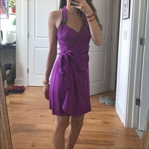 Vena Cava Purple Wrap Dress